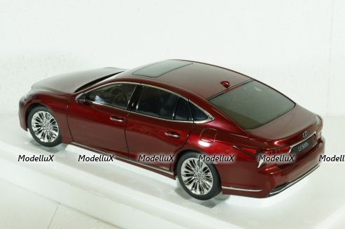 Lexus LS 500h, red metallic, 78869, AutoArt 1:18