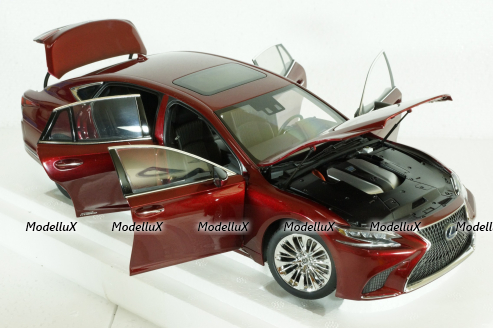 Lexus LS 500h, red metallic, 78869, AutoArt 1:18