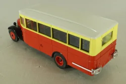 Зис-8 автобус, красно/желтый, Наши Автобусы №9, Modimio 1:43