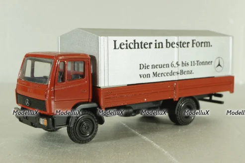 Mercedes 709-1114 truck, red, 249, NZG 1:50
