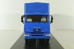 Камаз-65117 бортовой с тентом (поздний), синий, SSM1246, SSM 1:43 Уценка!