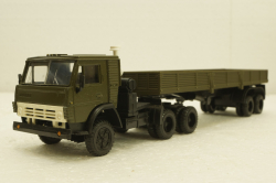 Камаз-5410, с полуприцепом, зеленый, Элекон 1:43
