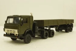 Камаз-5410, с полуприцепом, зеленый, Элекон 1:43