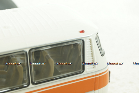 Лаз-699Р 1981, бело/оранжевый, автобус, DEM009, DEMPRICE 1:43