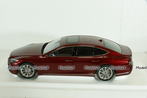 Lexus LS 500h, red metallic, 78869, AutoArt 1:18