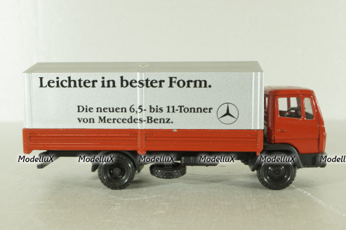 Mercedes 709-1114 truck, red, 249, NZG 1:50