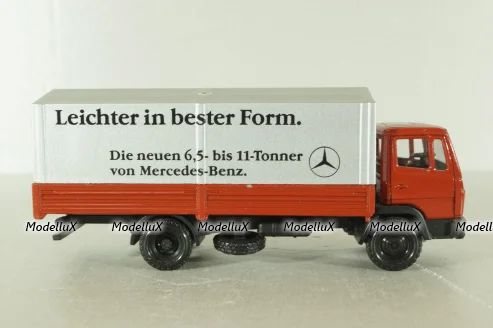Mercedes 709-1114 truck, red, 249, NZG 1:50