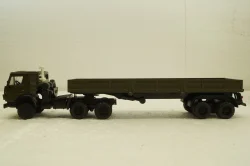Камаз-5410, с полуприцепом, зеленый, Элекон 1:43