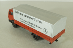 Mercedes 709-1114 truck, red, 249, NZG 1:50