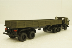 Камаз-5410, с полуприцепом, зеленый, Элекон 1:43