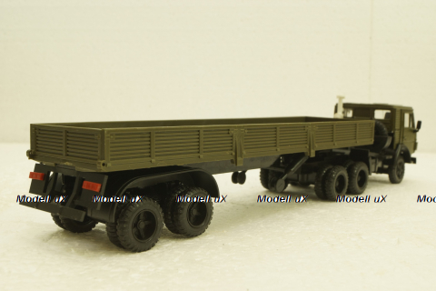 Камаз-5410, с полуприцепом, зеленый, Элекон 1:43