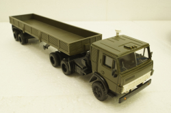 Камаз-5410, с полуприцепом, зеленый, Элекон 1:43