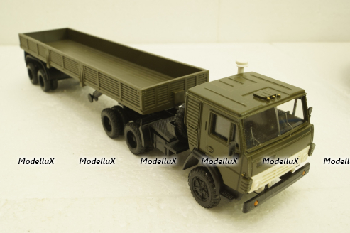 Камаз-5410, с полуприцепом, зеленый, Элекон 1:43