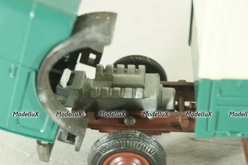 Mercedes 1628 truck, green, 146, NZG 1:50