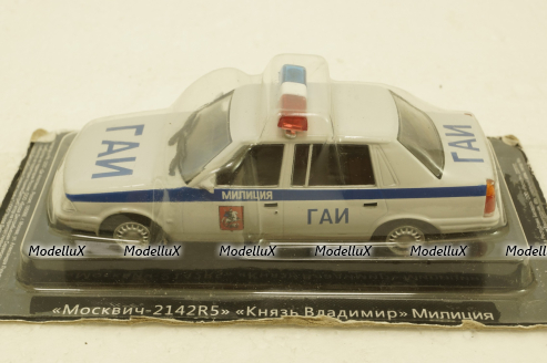 Москвич-2142R5 Князь Владимир, ГАИ, Автолегенды СССР №11, 1:43