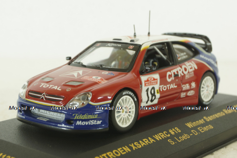 Citroen Xsara WRC #18 Loeb/Elena winner Rally San Remo 2003, RAM127, IXO 1:43