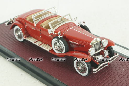 Duesenberg SJ 2583 J-548 Torpedo Pheaton Walker La Grande red 1929, MX40406-052, Matrix 1:43