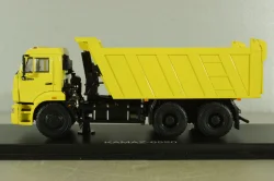 Камаз-6520 6х4 самосвал (поздний) желтый, SSM1295, SSM 1:43 