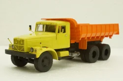 Краз-256 Б1, самосвал, оранжевый/желтый, SSM1025, SSM 1:43