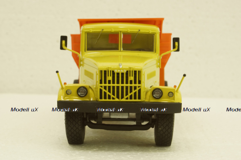 Краз-256 Б1, самосвал, оранжевый/желтый, SSM1025, SSM 1:43