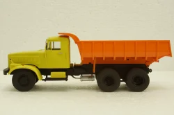 Краз-256 Б1, самосвал, оранжевый/желтый, SSM1025, SSM 1:43