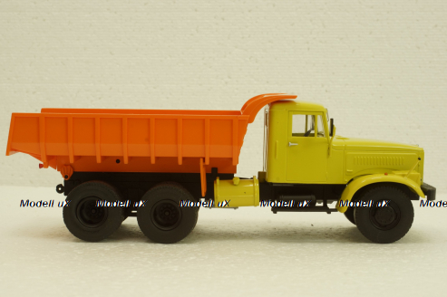 Краз-256 Б1, самосвал, оранжевый/желтый, SSM1025, SSM 1:43