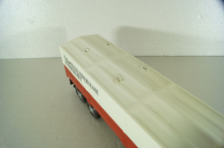 Mercedes 1729 truck, with trailer, red, 314, NZG 1:43