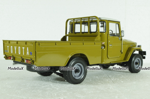 Toyota Land Cruiser 40 PickUp, olive, KYO8958K0, Kyosho 1:18