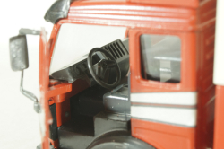 Mercedes 1729 truck, with trailer, red, 314, NZG 1:43