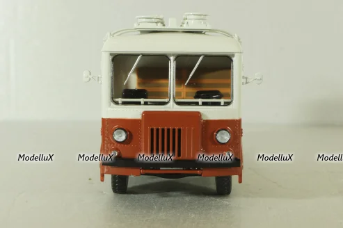 ТГ-3 грузовой троллейбус, красный/серый, 103731, Автоистория 1:43