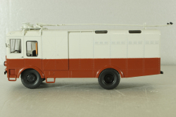 ТГ-3 грузовой троллейбус, красный/серый, 103731, Автоистория 1:43