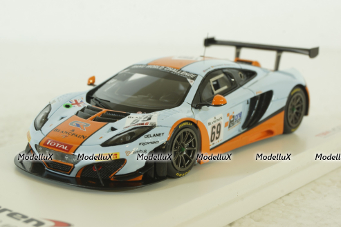 McLaren 12C GT3 #69 gulf racing 24hr, blue/orange, 144335 , TSM 1:43