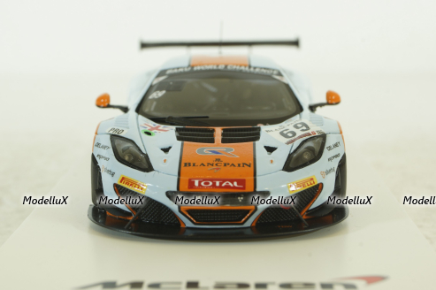 McLaren 12C GT3 #69 gulf racing 24hr, blue/orange, 144335 , TSM 1:43