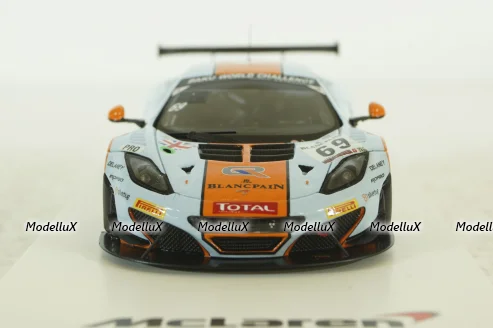 McLaren 12C GT3 #69 gulf racing 24hr, blue/orange, 144335 , TSM 1:43