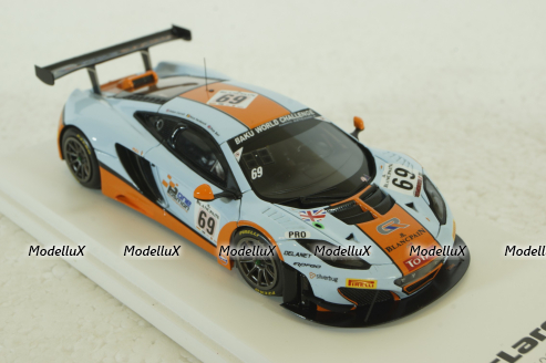 McLaren 12C GT3 #69 gulf racing 24hr, blue/orange, 144335 , TSM 1:43