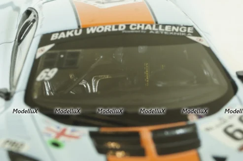 McLaren 12C GT3 #69 gulf racing 24hr, blue/orange, 144335 , TSM 1:43
