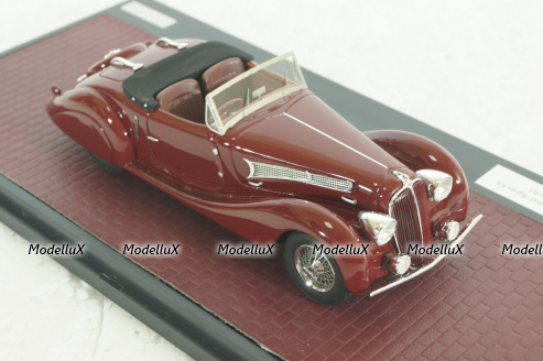 Delahaye 135MS Grand Sports Roadster Figoni Falaschi (open), MX40408-031, Matrix 1:43