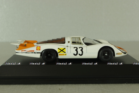 Porsche 908, 24h LeMans #33 R. Stommelen/J.Neerpasch 1968, white, 450372100, Schuco 1:43