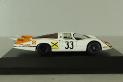 Porsche 908, 24h LeMans #33 R. Stommelen/J.Neerpasch 1968, white, 450372100, Schuco 1:43