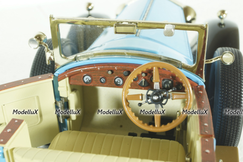 Rolls-Royce Phantom I, light blue, KYO8931LB, Kyosho 1:18
