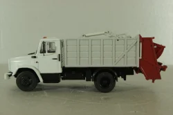 МКЗ-10 (4333) Мусоровоз на шасси Зил-4333, серый, 103375, Автоистория 1:43