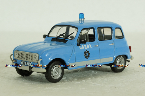 Renault 4L Garda Полиция Ирландии, Полицейские машины мира №76 DeAgostini, 1:43 ( без журнала)