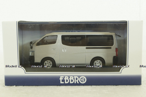 Nissan NV350 Caravan Van DX, silver, 45595, Ebbro 1:43