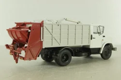 МКЗ-10 (4333) Мусоровоз на шасси Зил-4333, серый, 103375, Автоистория 1:43