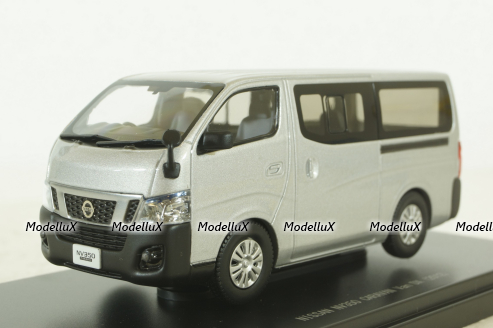 Nissan NV350 Caravan Van DX, silver, 45595, Ebbro 1:43