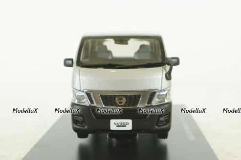 Nissan NV350 Caravan Van DX, silver, 45595, Ebbro 1:43