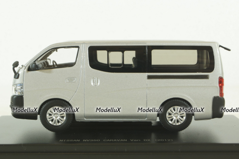 Nissan NV350 Caravan Van DX, silver, 45595, Ebbro 1:43
