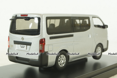 Nissan NV350 Caravan Van DX, silver, 45595, Ebbro 1:43