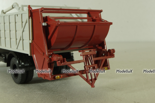 МКЗ-10 (4333) Мусоровоз на шасси Зил-4333, серый, 103375, Автоистория 1:43