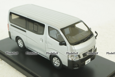 Nissan NV350 Caravan Van DX, silver, 45595, Ebbro 1:43